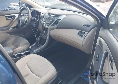 2016 Hyundai Elantra Se from USA, damaged, VIN 5NPDH4AE7GH705709